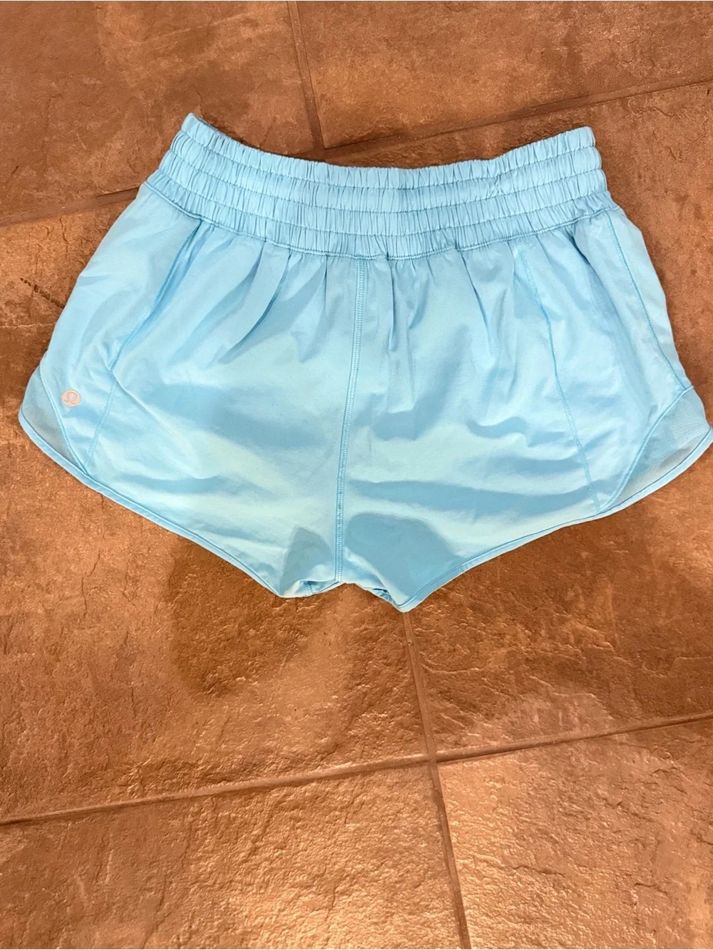 lululemon athletica Light Blue Women's Athletic Shorts